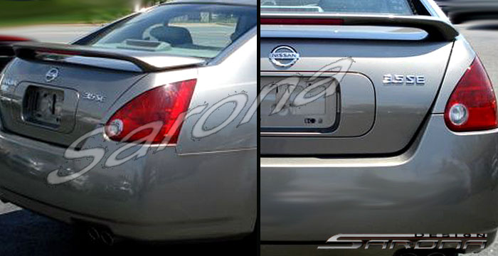 Custom Nissan Maxima Trunk Wing  Sedan (2004 - 2008) - $189.00 (Manufacturer Sarona, Part #NS-044-TW)